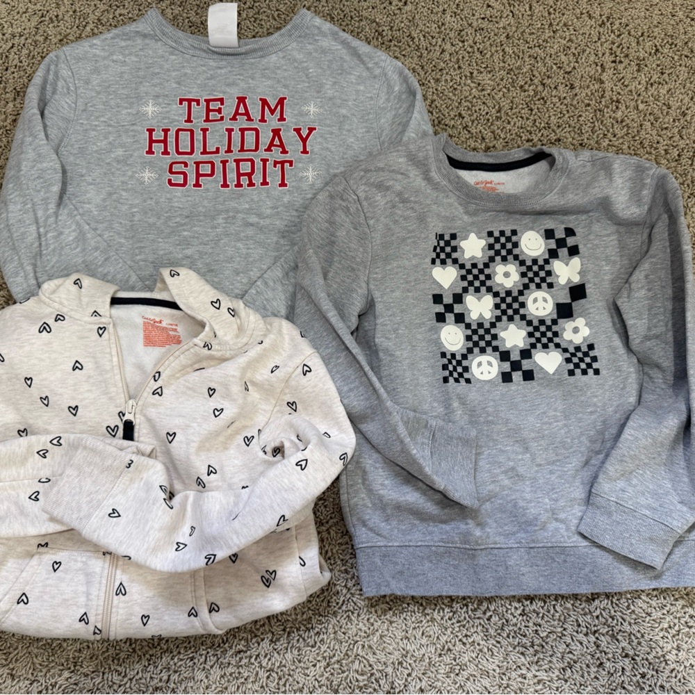 Girls 10-12 sweatshirt bundle from Target